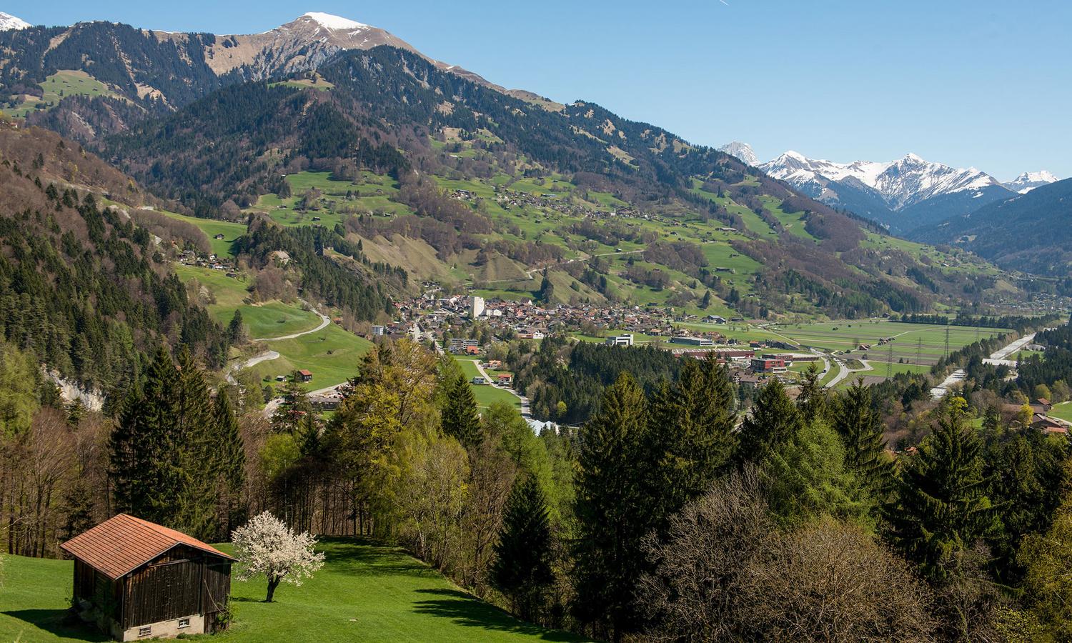 Grüsch Landschaft Prättigua